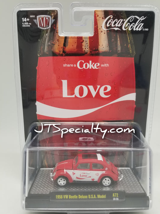 M2 A72 1956 VW Beetle Deluxe - Love - Coca-Cola