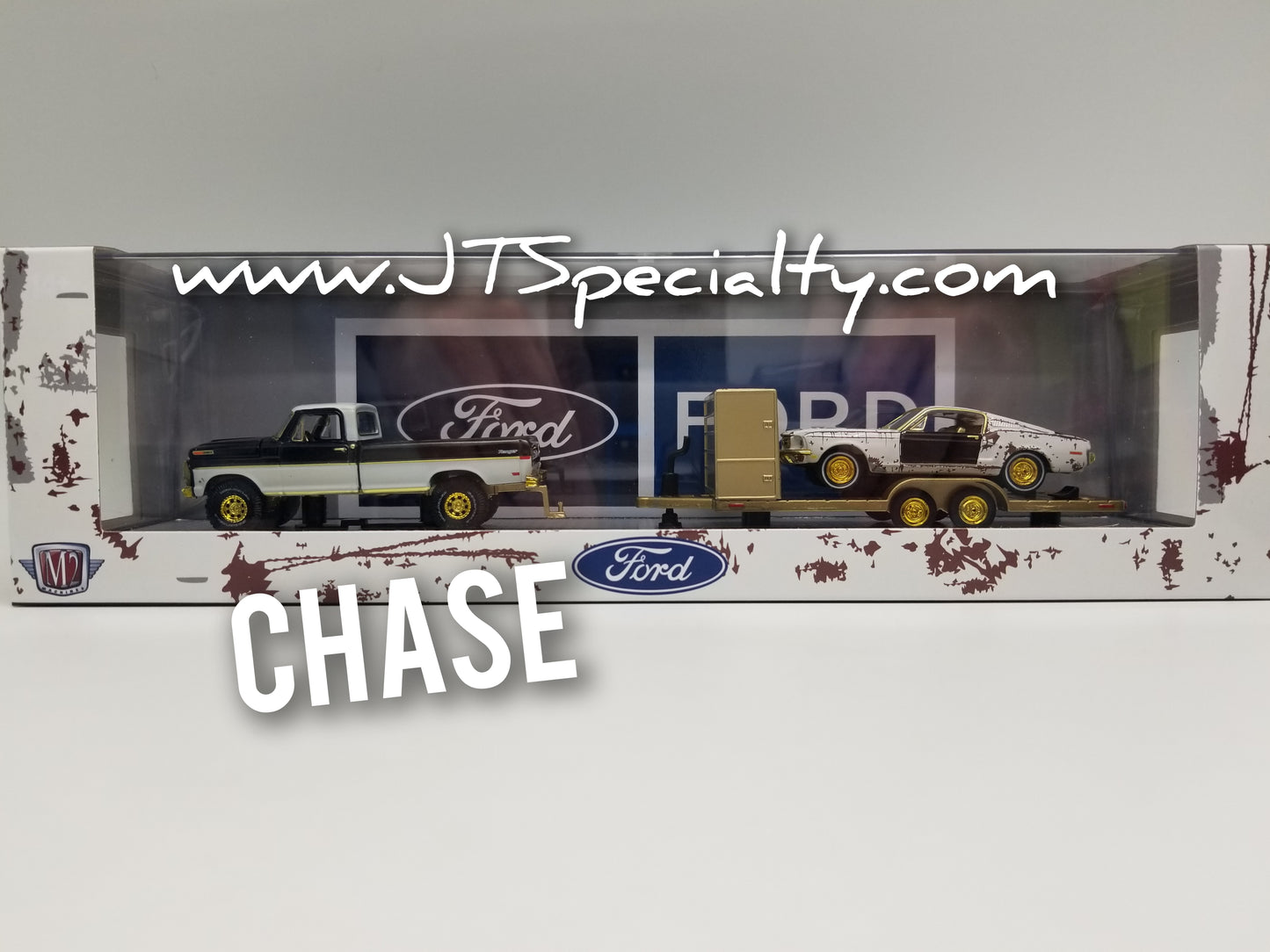 M2 CHASE 1972 Ford F-250 Ranger 4X4 & 1969 Mustang GT 390 - Auto Hauler
