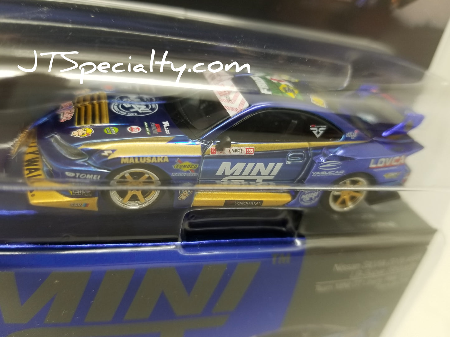 Mini GT 1157 - Nissan LB-SS S15 #555 2025 Formula Drift BL