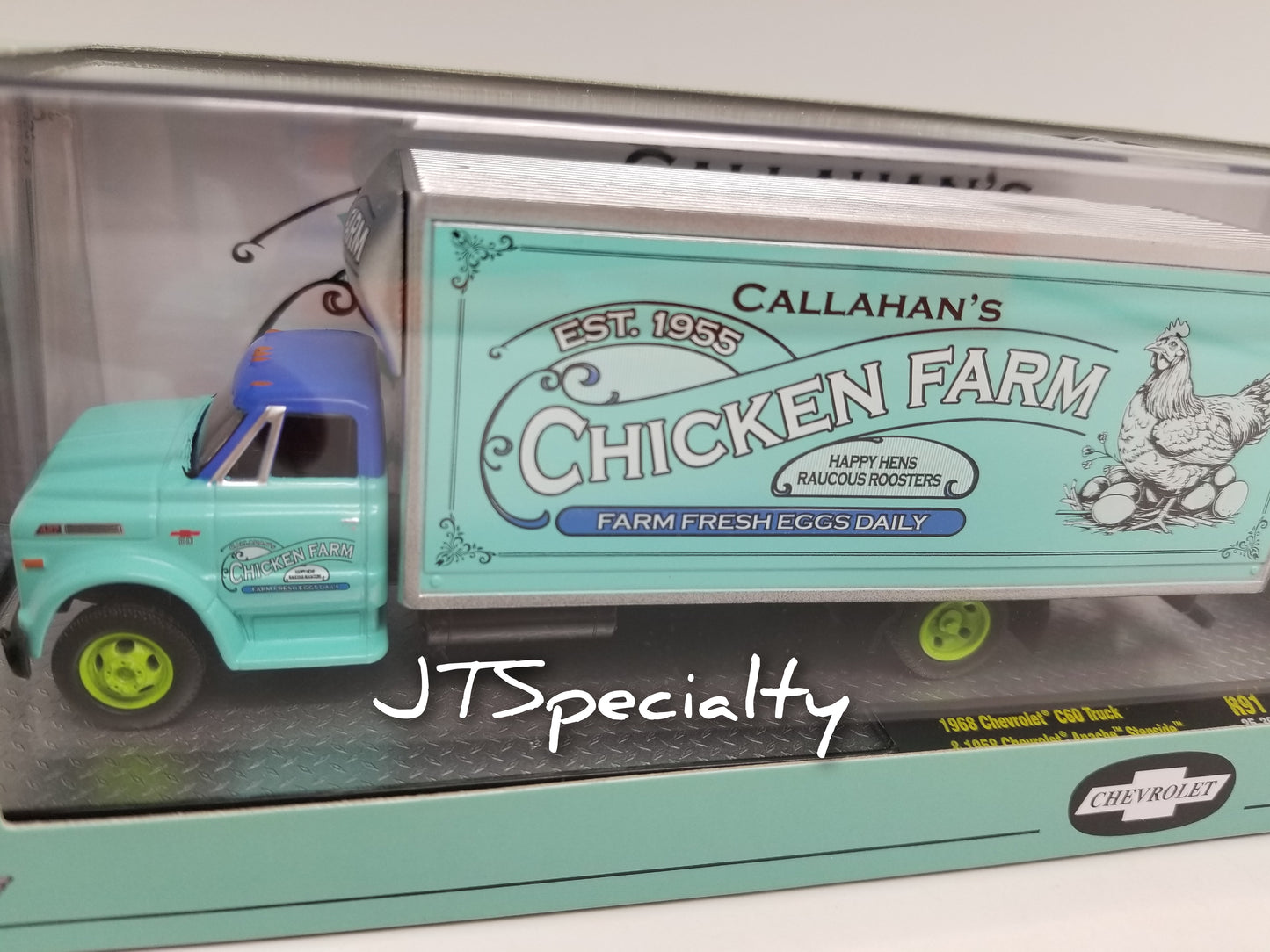 M2 1968 Chevrolet C60 Truck & 1958 Apache Stepside Callahans Chicken Farm - Auto Hauler