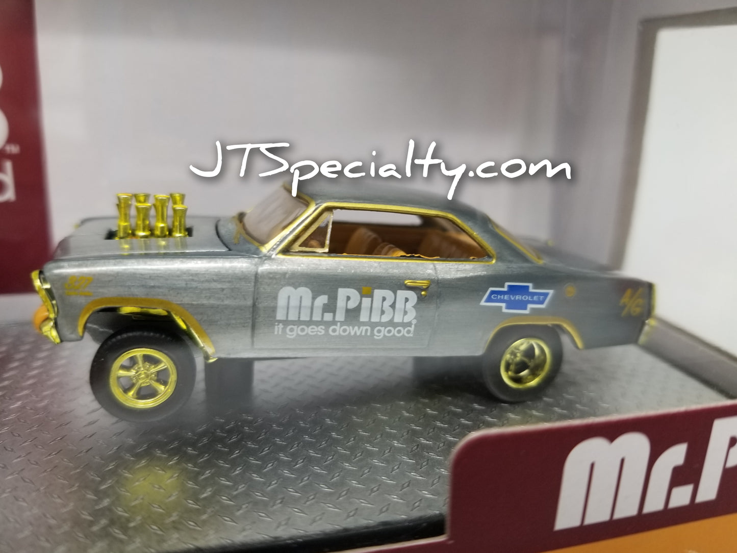 M2 SUPER CHASE  1958 Chevrolet Spartan LCF & 1967 Nova Gasser - Mr. PiBB Auto Hauler
