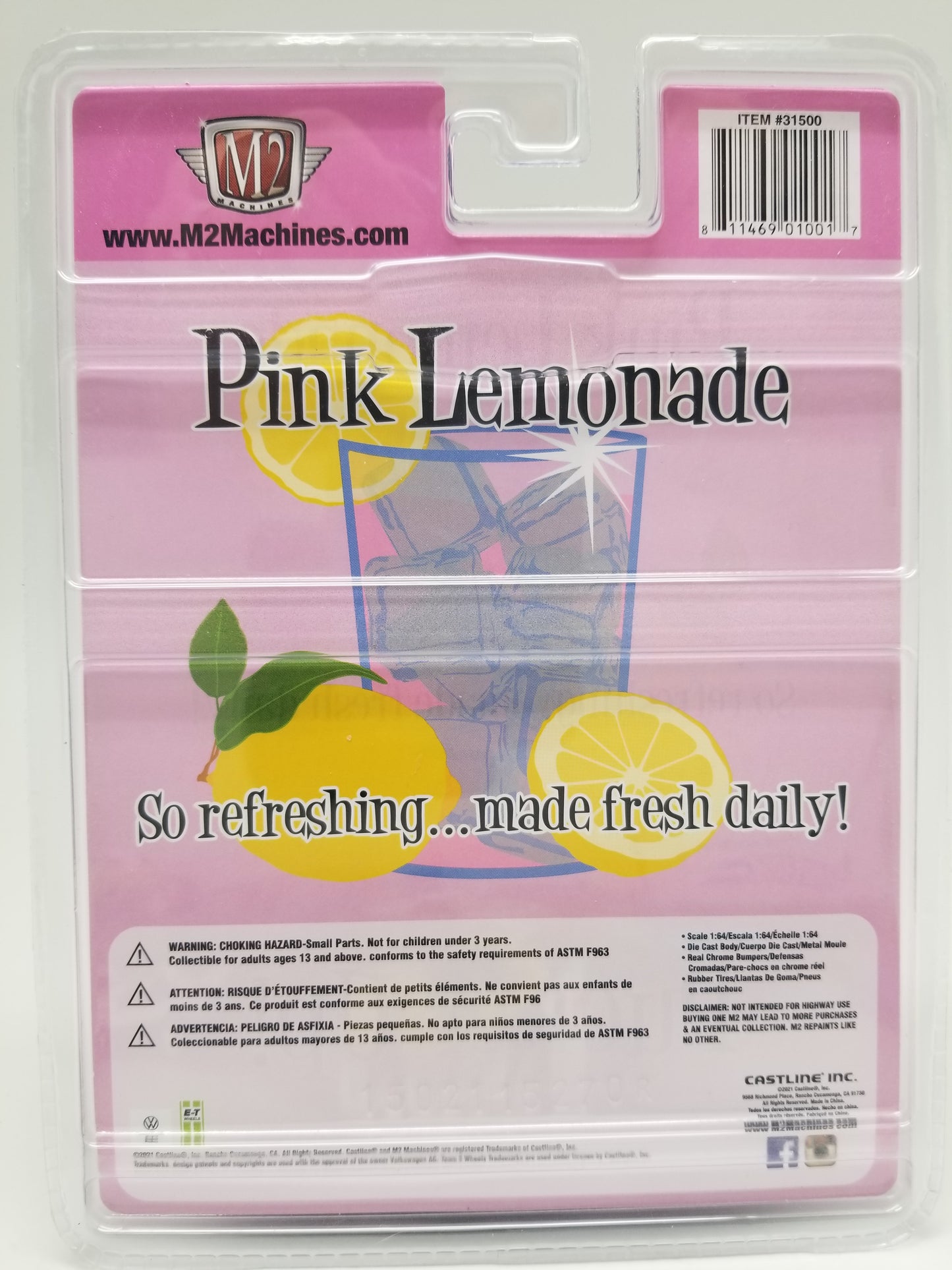 M2 CHASE 1960 VW Delivery Van - Pink Lemonade