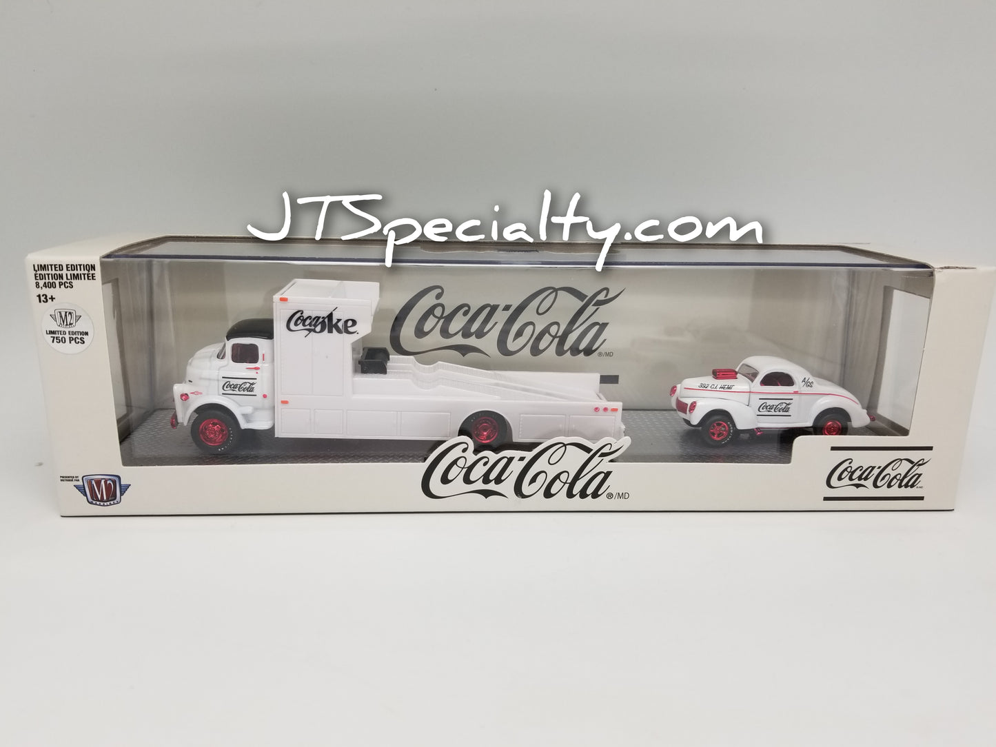 M2 CHASE 1957 Dodge COE & 1941 Willys Coupe Gasser - Coca-Cola Auto Hauler