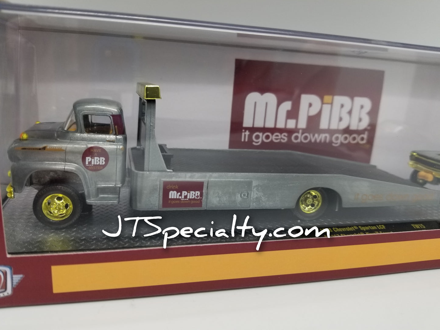 M2 SUPER CHASE  1958 Chevrolet Spartan LCF & 1967 Nova Gasser - Mr. PiBB Auto Hauler