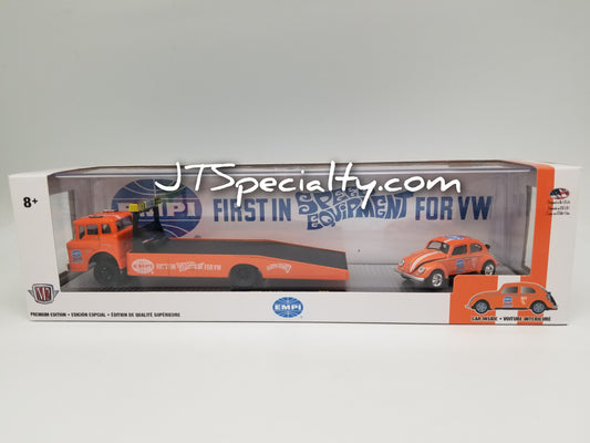 M2 1957 Mack Model N & 1953 VW Beetle Deluxe USA Model Auto Hauler