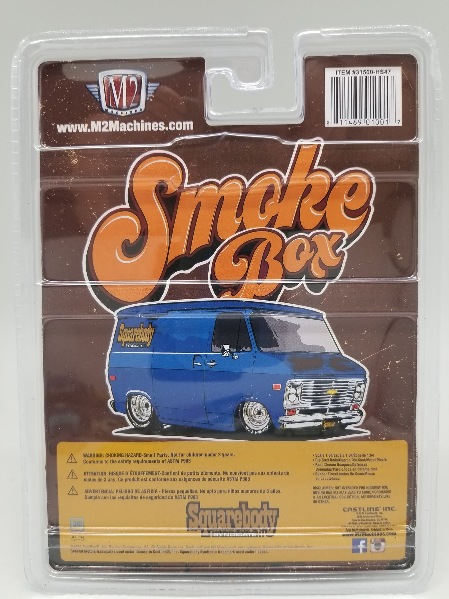 M2 CHASE 1973 Chevy Van G10 - Smoke Box