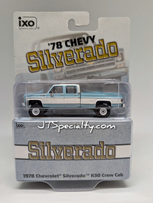 iXO 1978 Chevrolet Silverado K30 Crew Cab Fleetside - BLUE