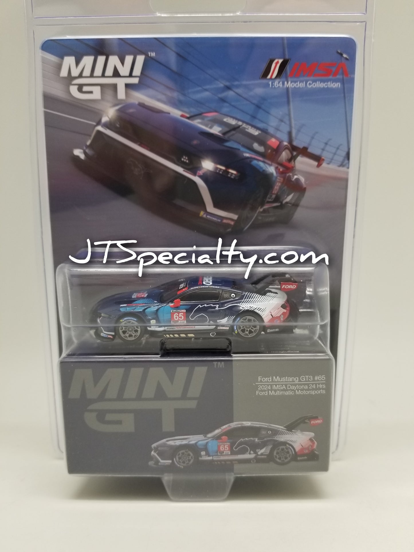 Mini GT 1012 - Ford Mustang GT3 #65 - 2024 IMSA 24HR Daytona
