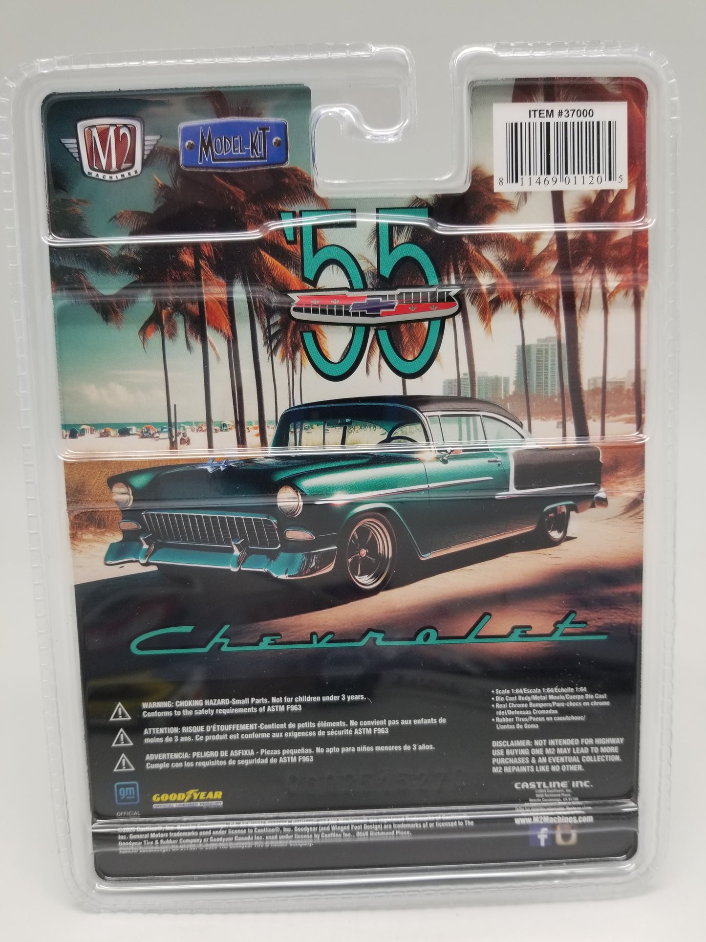 M2 1955 Chevrolet Bel Air Hardtop - Model Kit