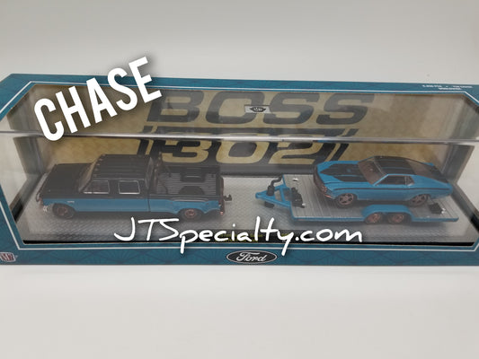 M2 CHASE 1990 Ford F-350 Dually & 1970 Mustang Custom - Auto Hauler