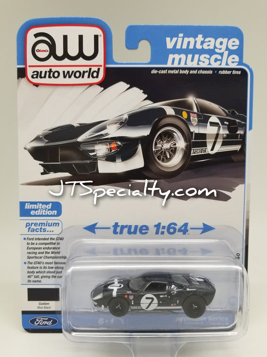 AW 1965 Ford GT40 - #7 Blue Black