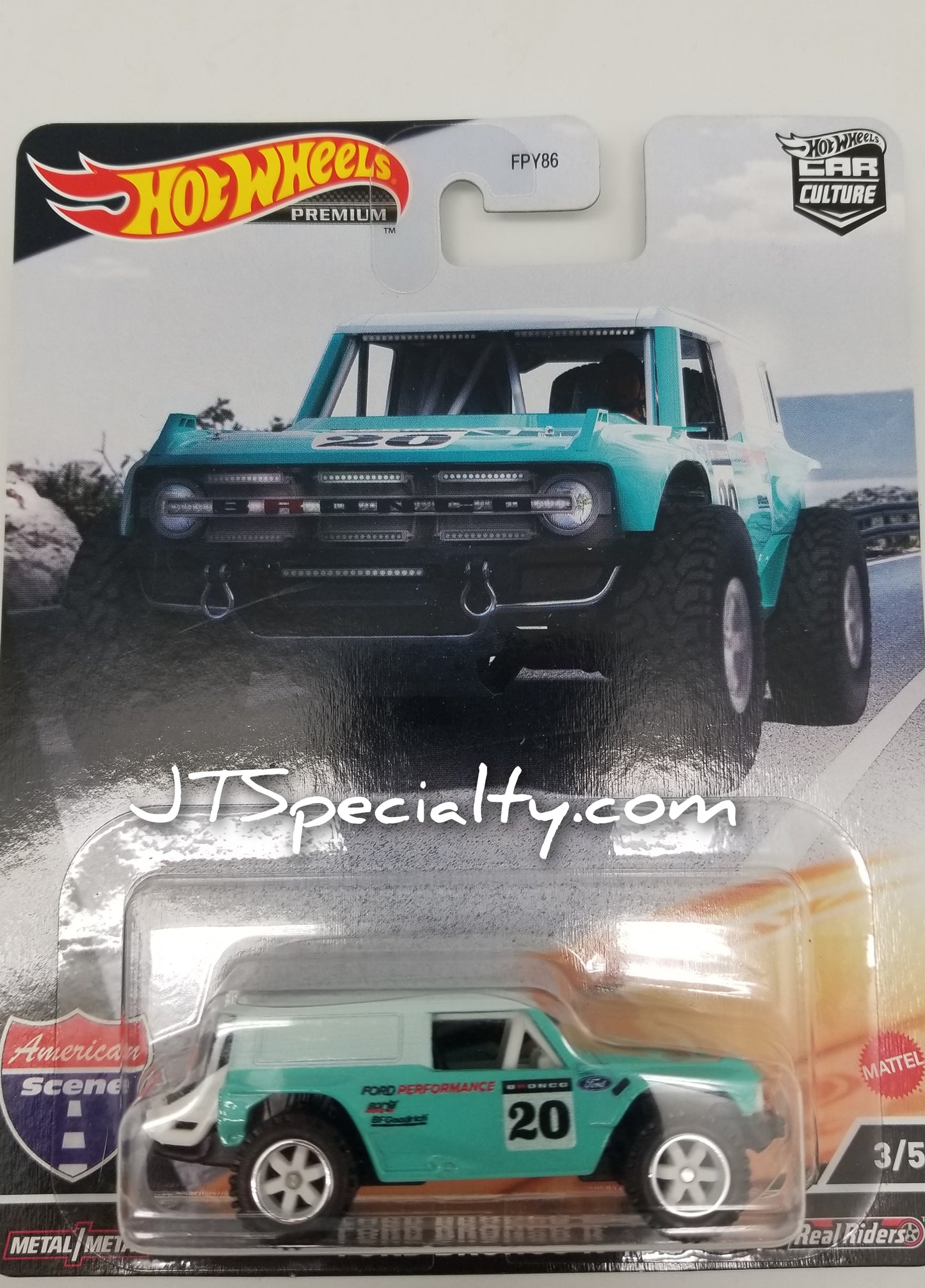 Hot Wheels Car Culture Real Riders Ford Bronco 3/5