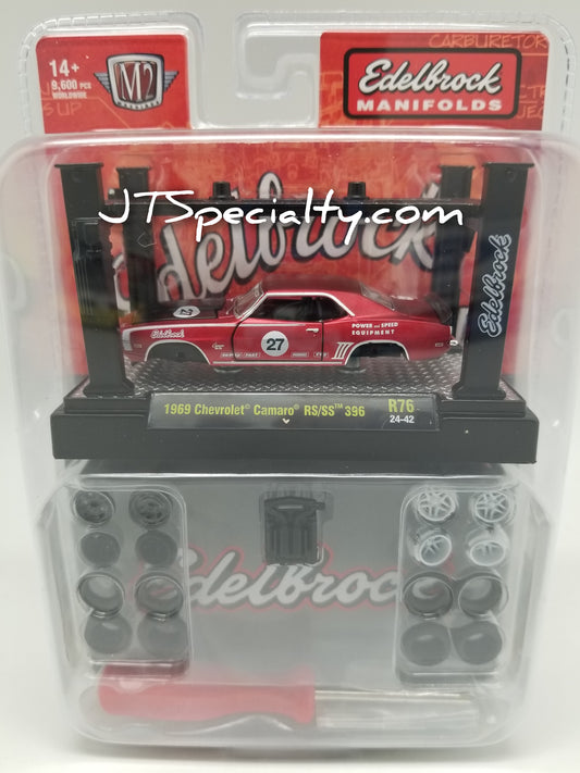 M2 1969 Chevrolet Camaro RS/SS 396 - Model Kit Edelbrock