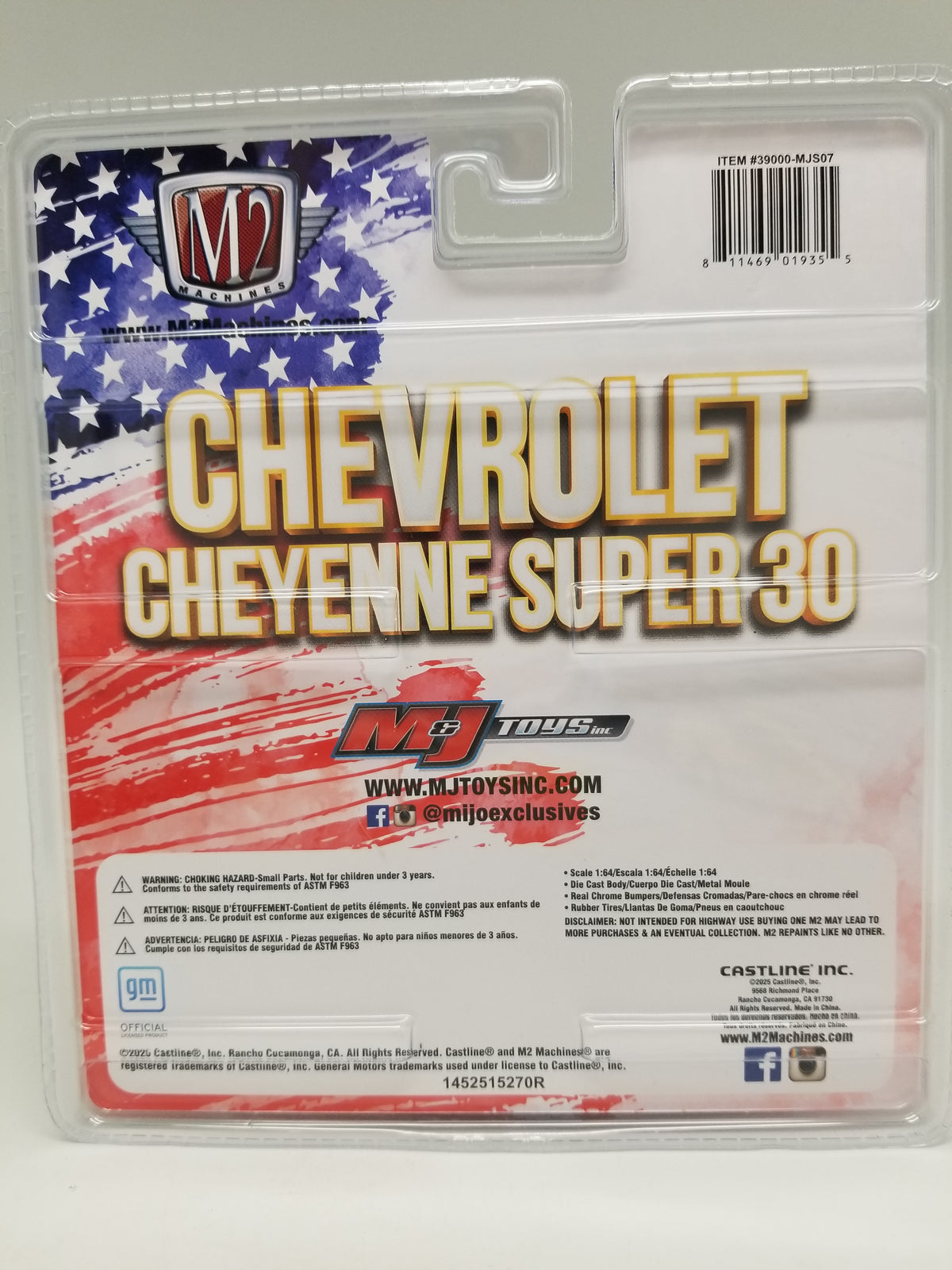 M2 CHASE 1973 Chevrolet Cheyenne Super 30 - Stars & Stripes - MiJo