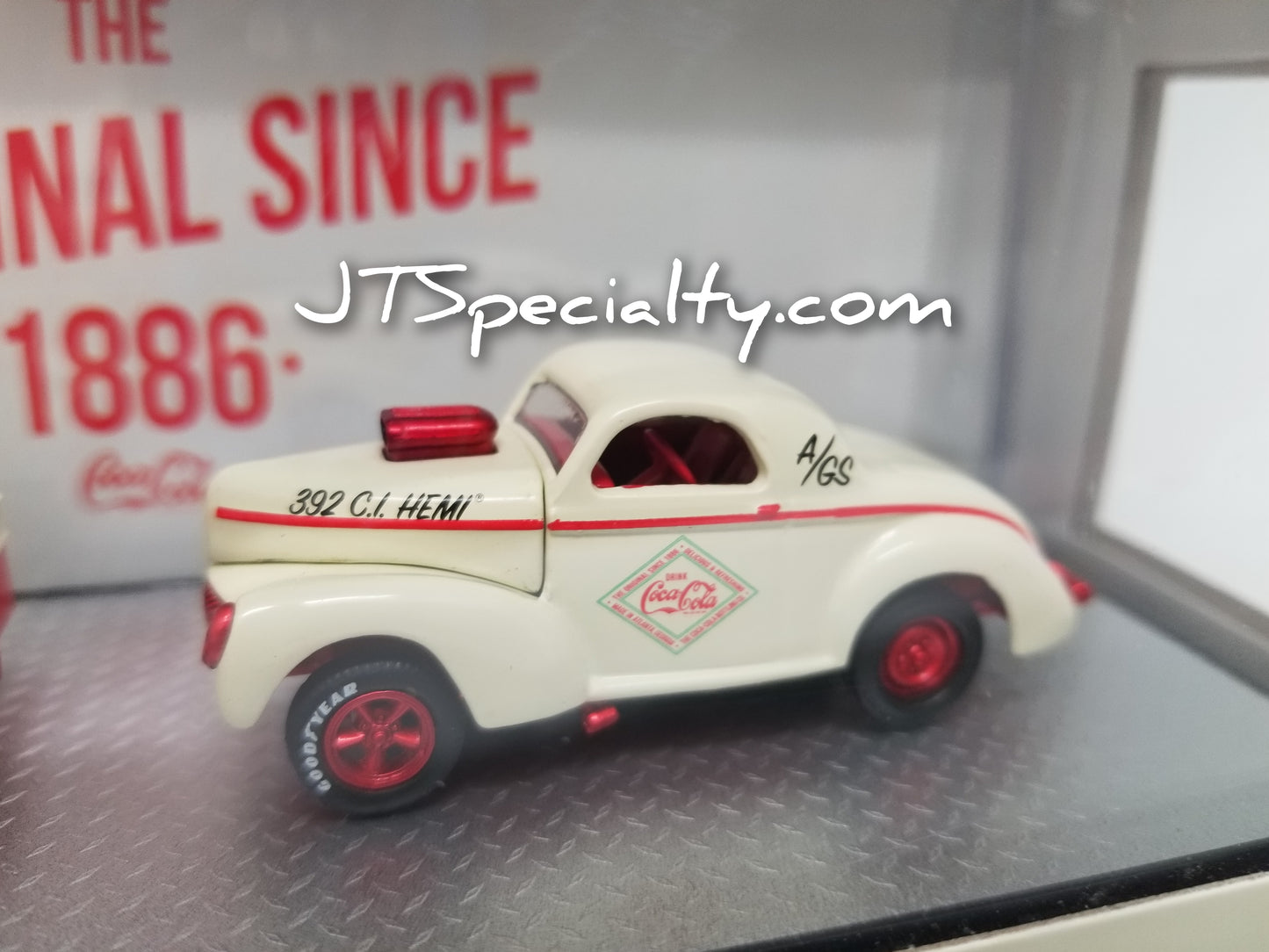 M2 CHASE 1957 Dodge COE & 1941 Willys Coupe Gasser - Coca-Cola Auto Hauler