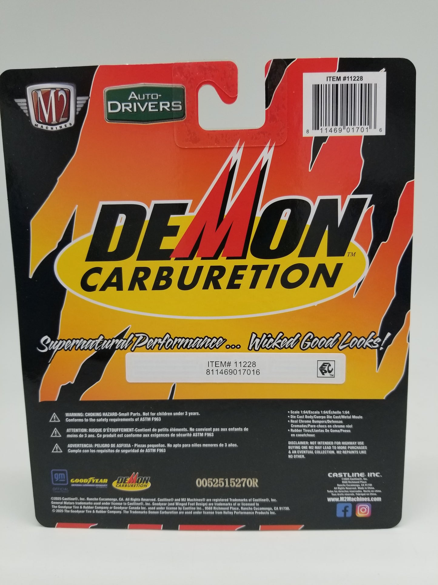 M2 1969 Chevrolet Camaro SS/RS - Demon Carburetion