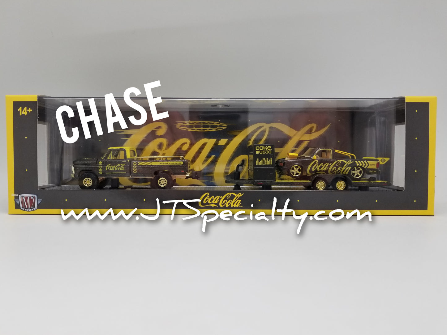 M2 CHASE 1969 Ford F-100 Ranger 4x4 & 1995 Ford Ranger XLT - Coca~Cola Auto Hauler