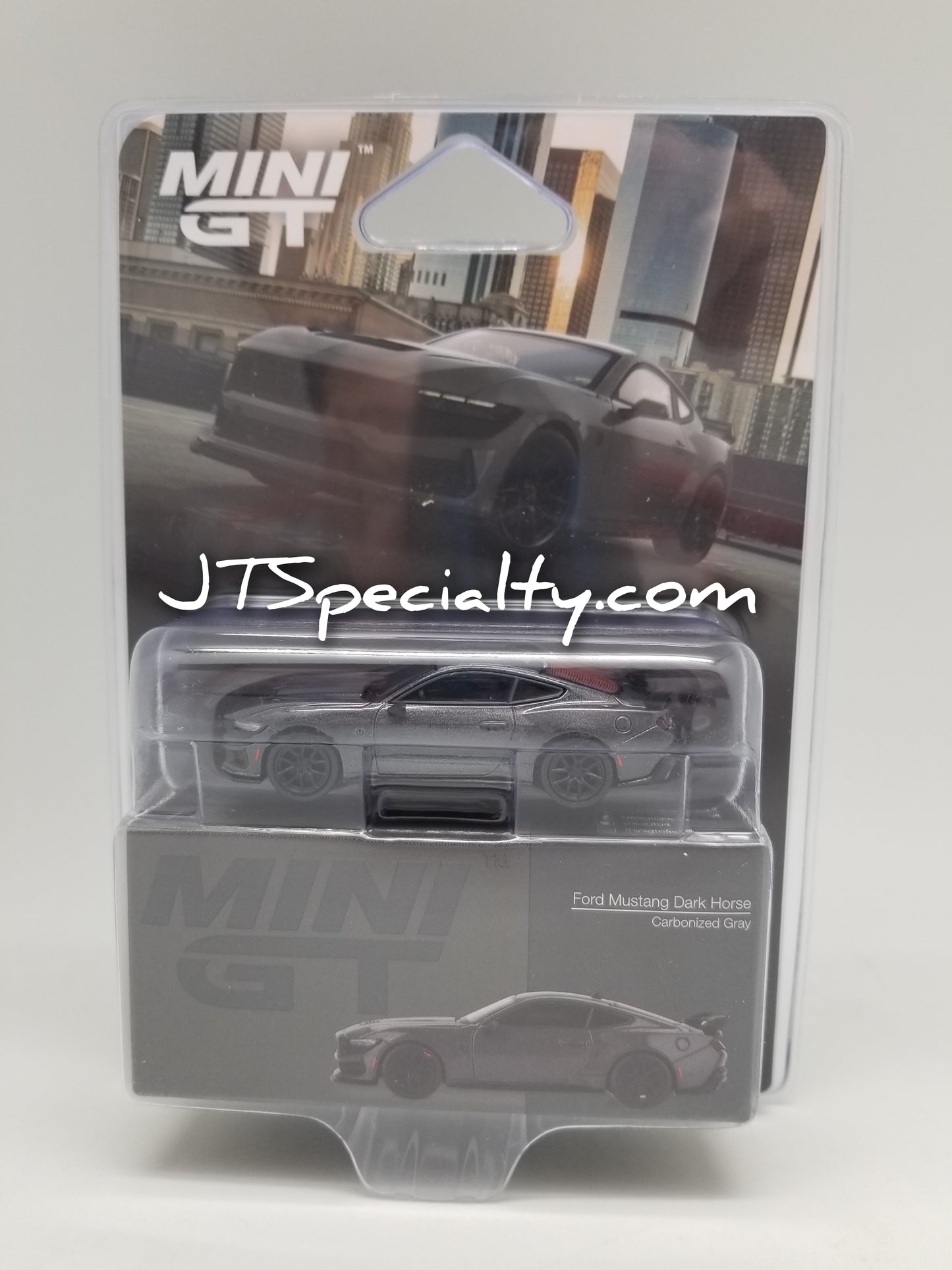 Mini GT 0957 Ford Mustang Dark Horse - Carbonized Gray