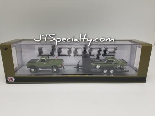 M2 1974 Dodge W200 Power Wagon & 1970 Challenger T/A - Auto Hauler
