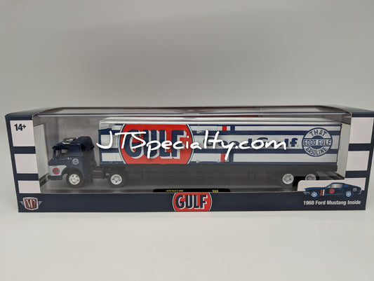 M2 1976 Ford C-600 & 1968 Ford Mustang Fastback 2+2 - GULF Auto Hauler