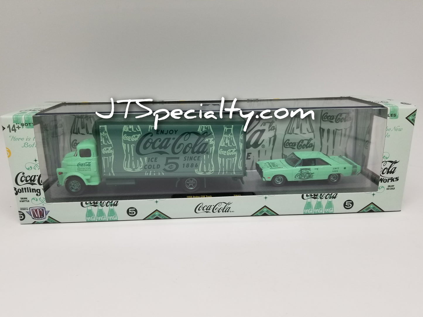 M2 CHASE 1958 Dodge COE Truck & 1969 Dodge Dart Swinger – Coca-Cola Auto Hauler