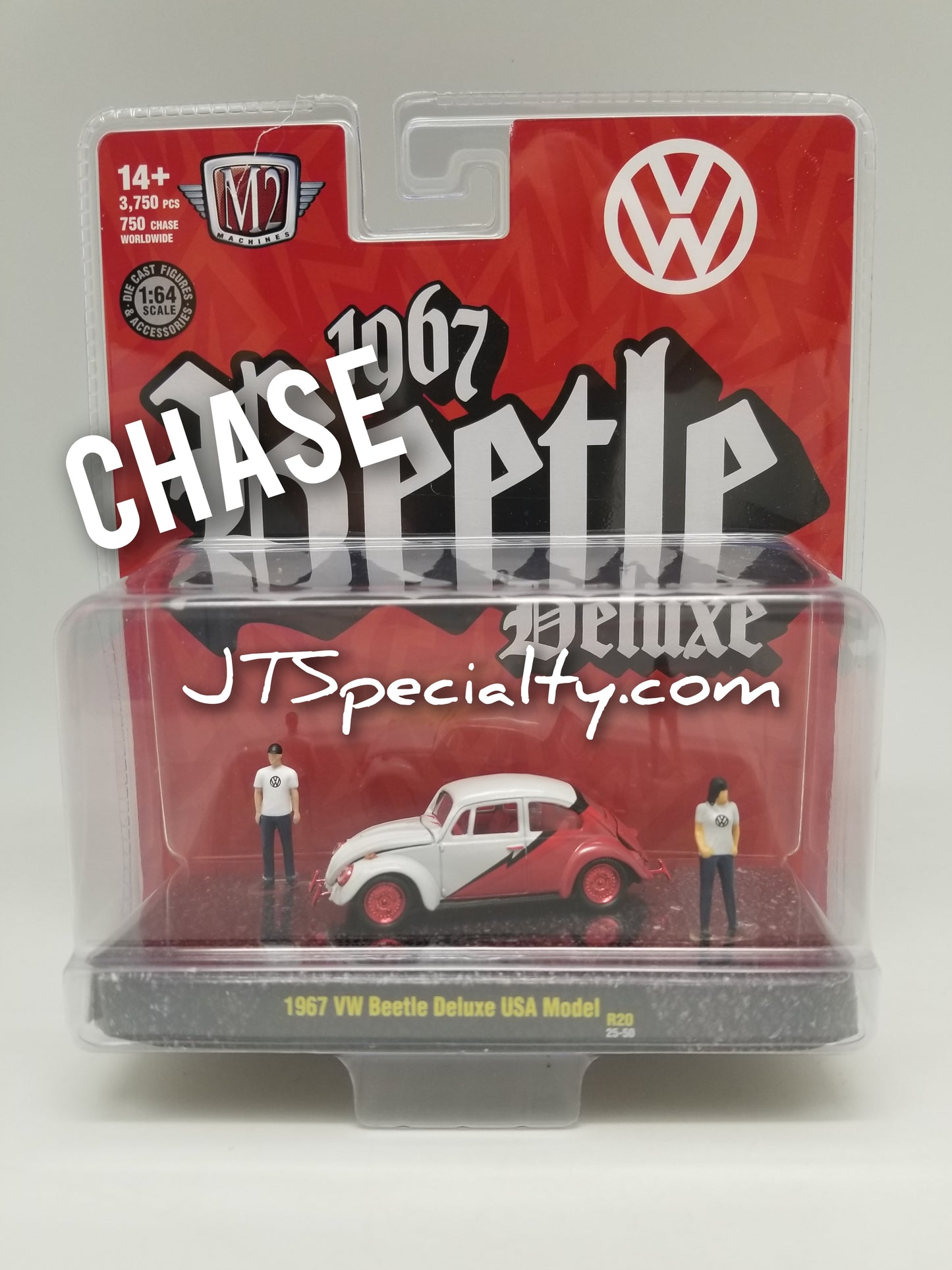 M2 CHASE 1967 VW Beetle Deluxe USA Model - Auto-Figs