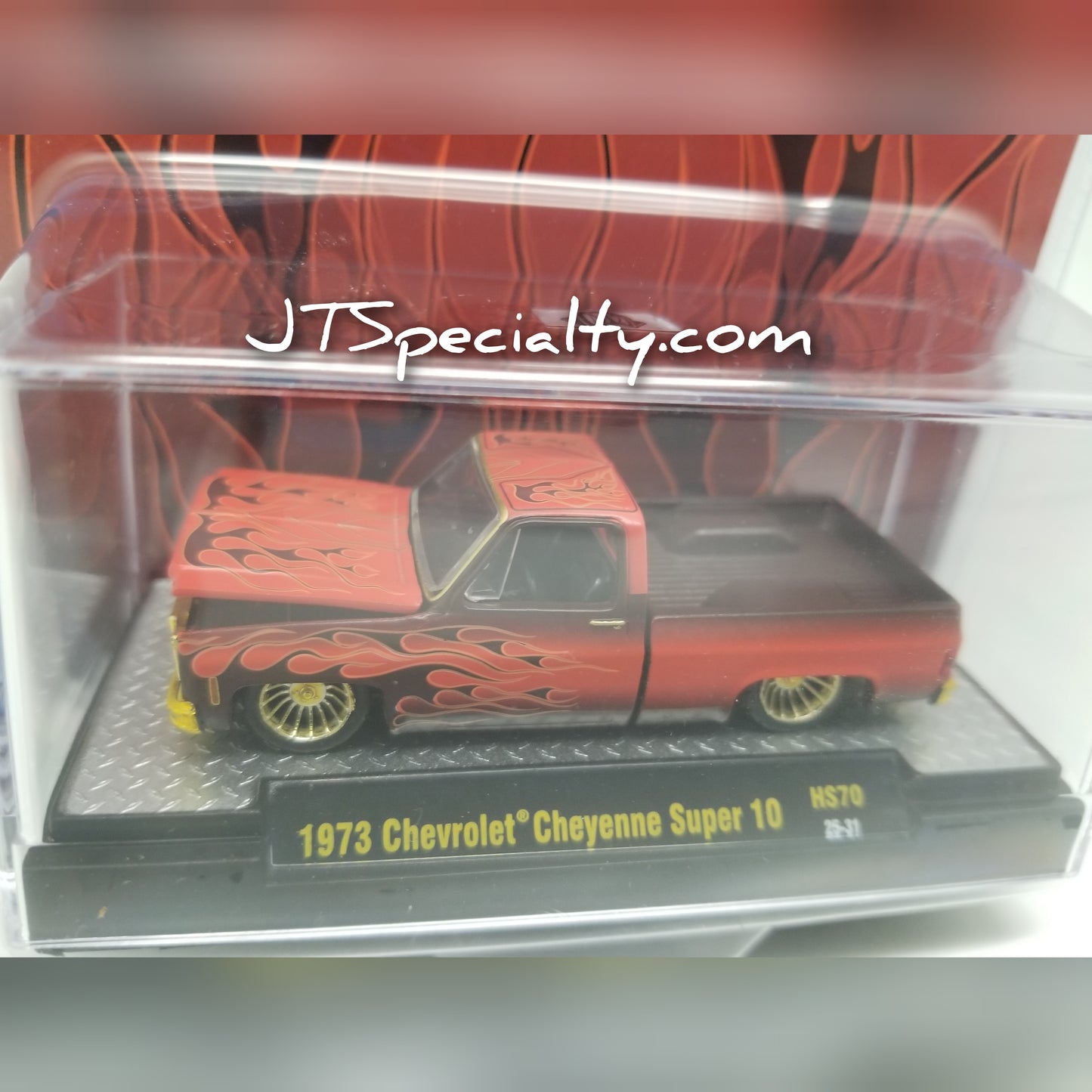 M2 CHASE 1973 Chevrolet Cheyenne RED Custom reStyling - HOBBY SPECIAL