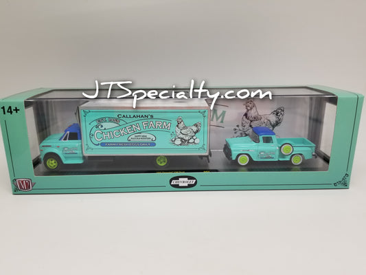 M2 1968 Chevrolet C60 Truck & 1958 Apache Stepside Callahans Chicken Farm - Auto Hauler