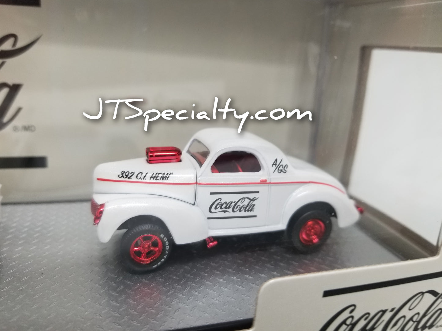 M2 CHASE 1957 Dodge COE & 1941 Willys Coupe Gasser - Coca-Cola Auto Hauler