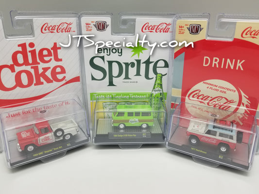 M2 52500-A57 Set of 3 - Coca-Cola, Sprite & Diet Coke