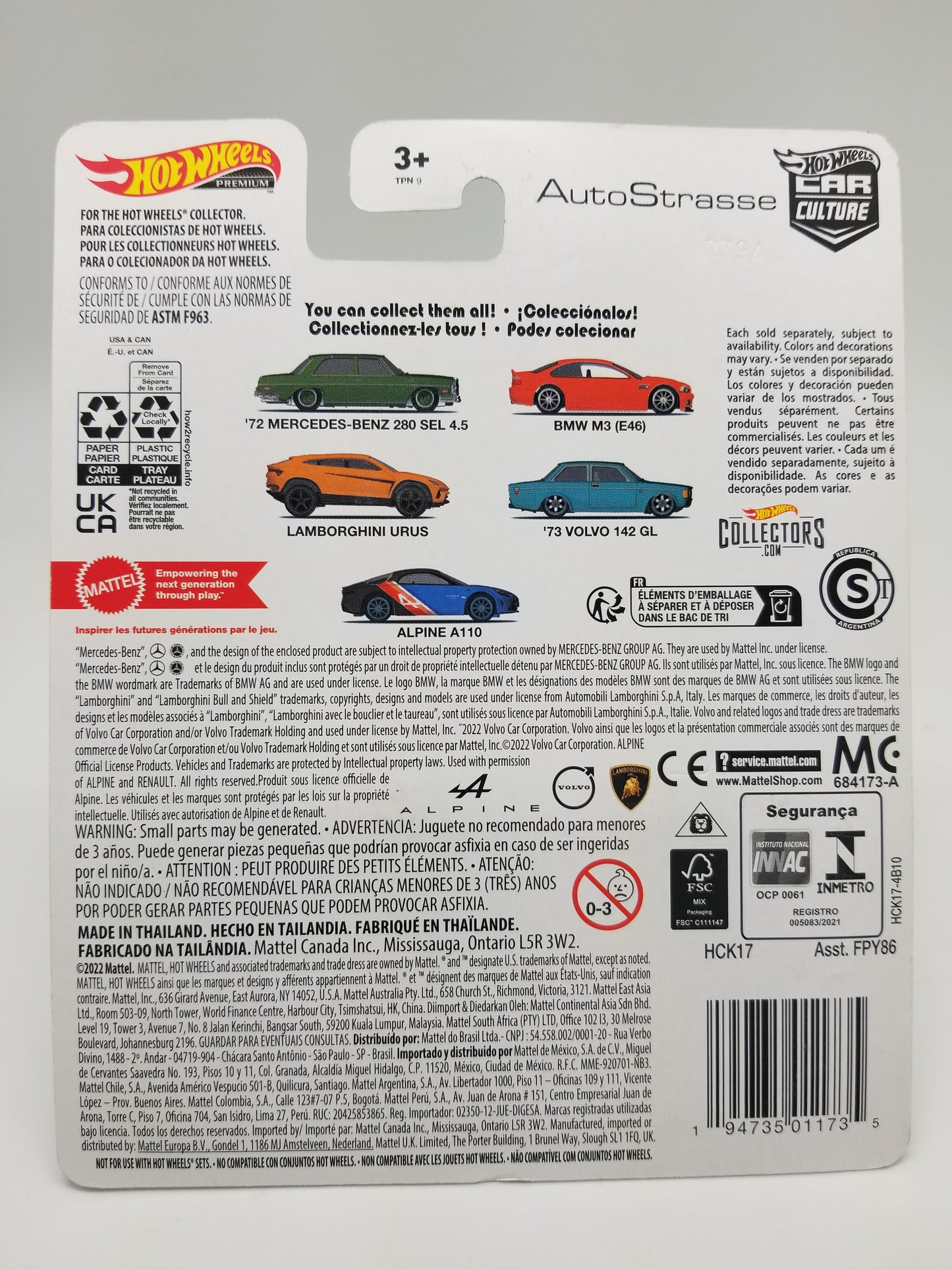 Hot Wheels AutoStrasse Alpine A110