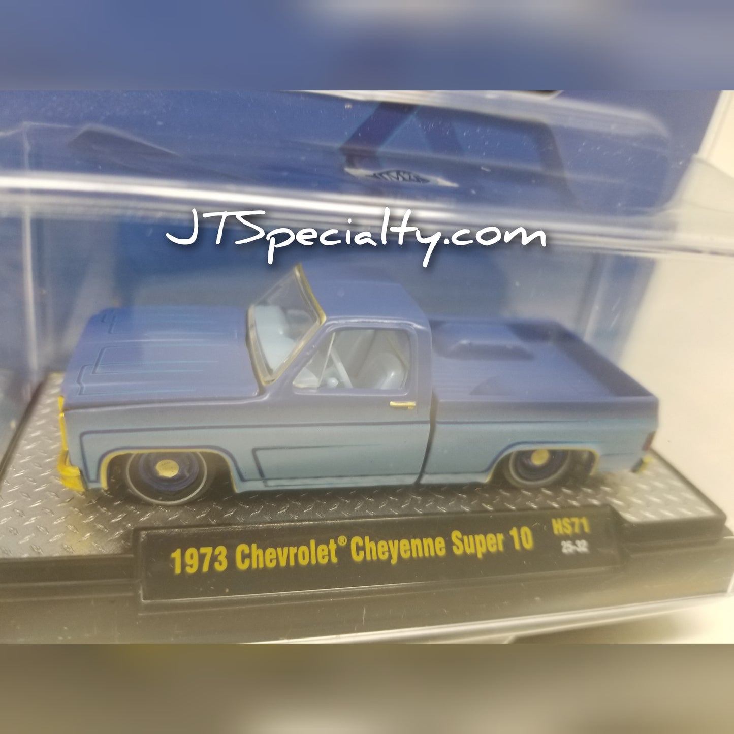 M2 CHASE 1973 Chevrolet Cheyenne BLUE Custom reStyling - HOBBY SPECIAL