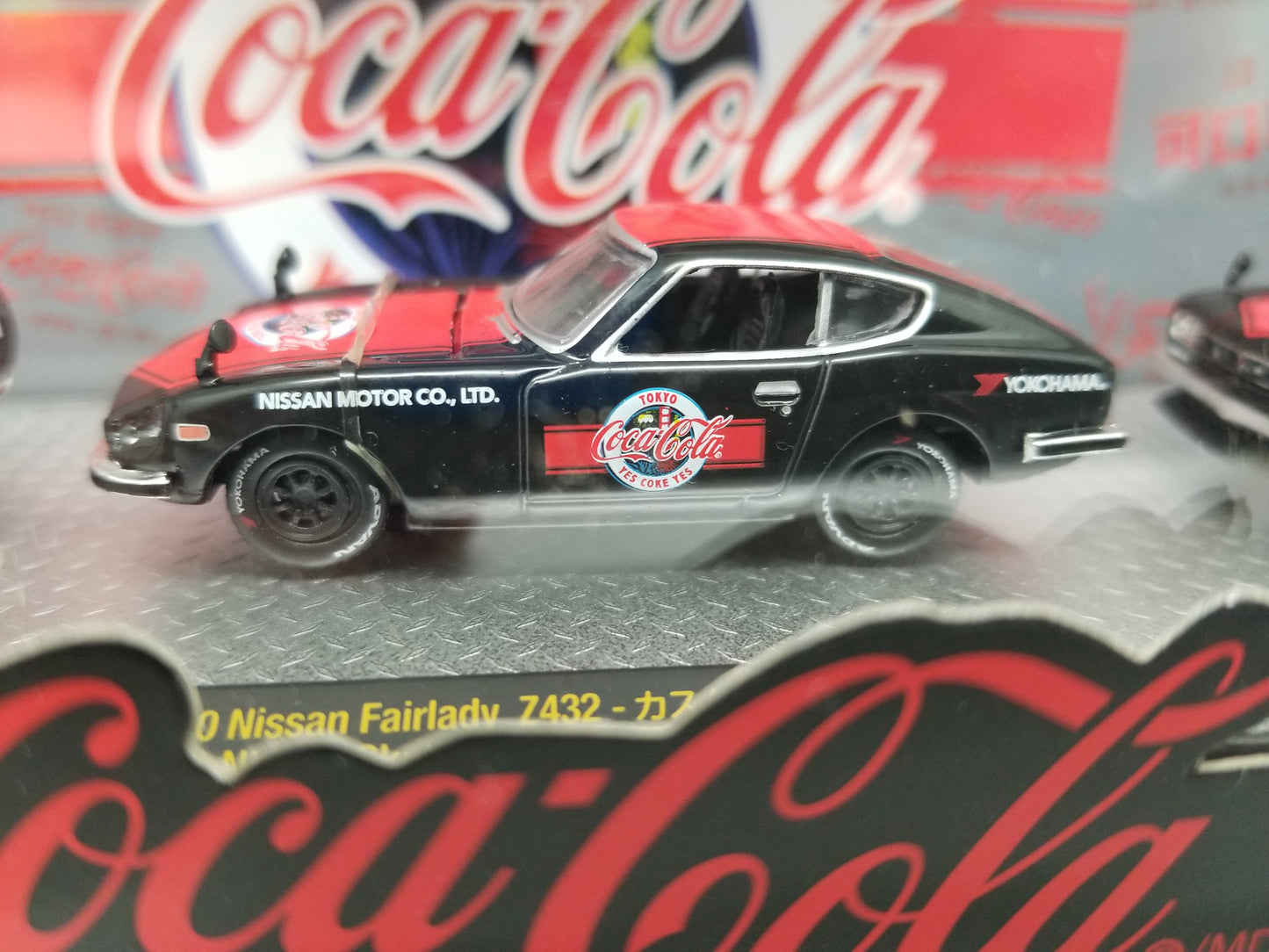 M2 1970 Nissan Fairlady Z432 & 1971 Skyline GT-R & 1974 Datsun Truck Auto Hauler - Coca-Cola