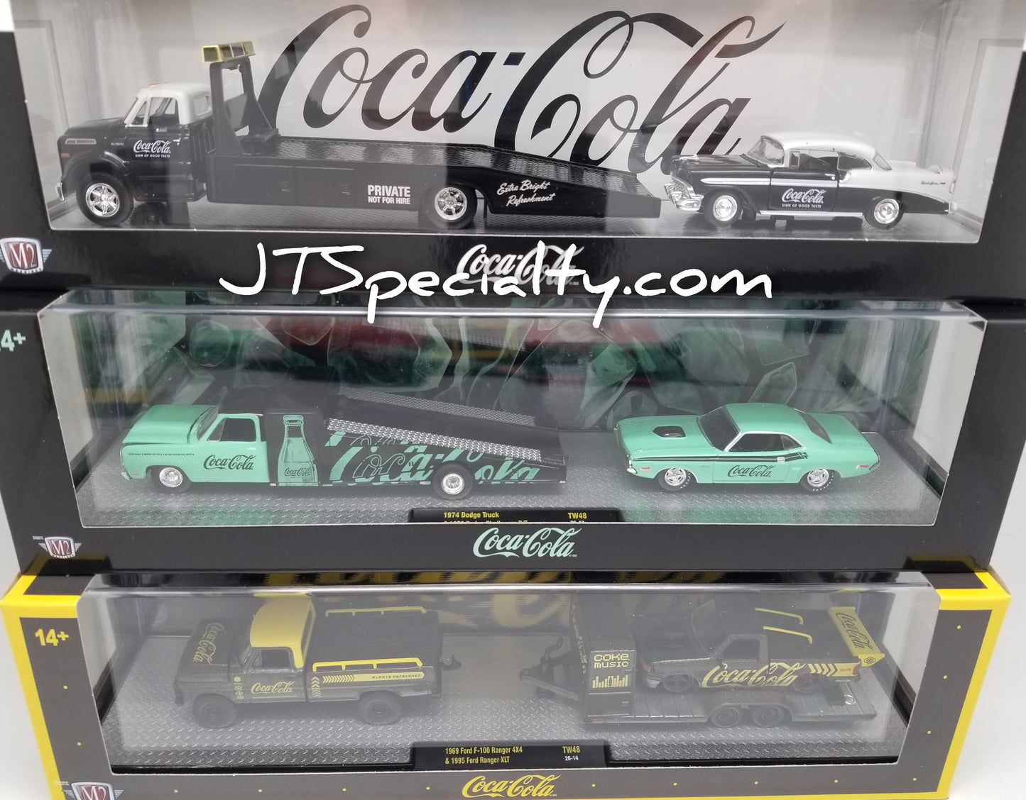 M2 56000-TW48 Set of 3 - Coca~Cola Auto Hauler