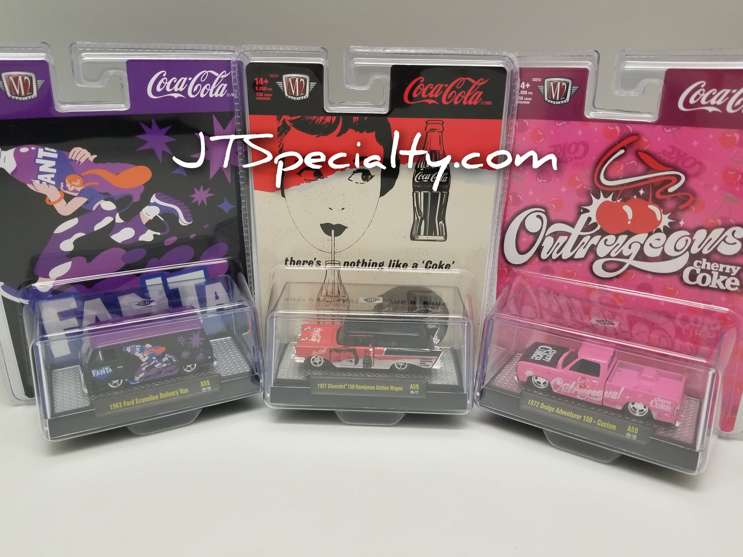 M2 52500-A59 Set of 3 - Coca-Cola, Franta & Cherry Coke