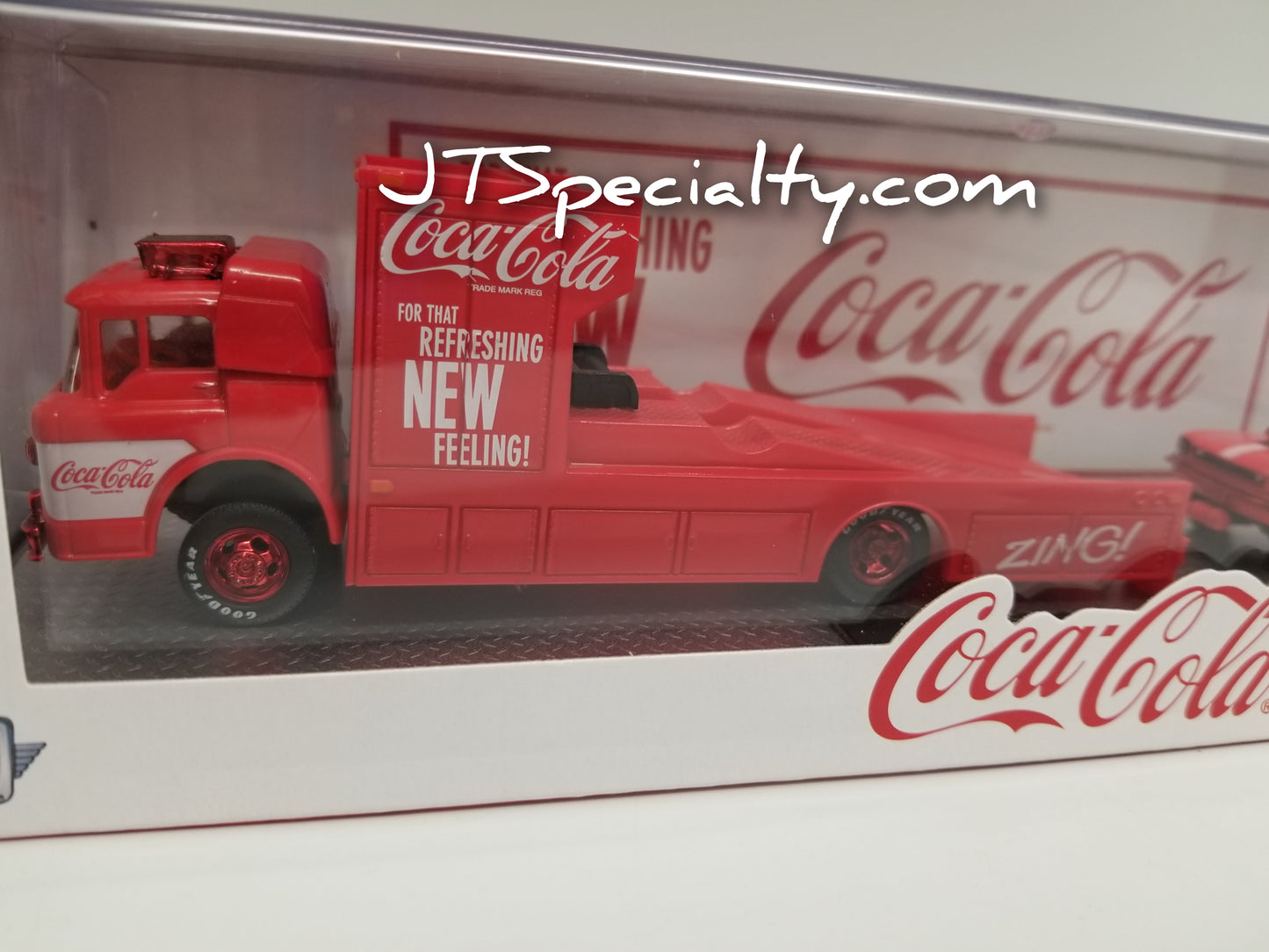 M2 CHASE 1970 Ford C-950 & 1966 Mustang Gasser - Coca-Cola Auto Hauler