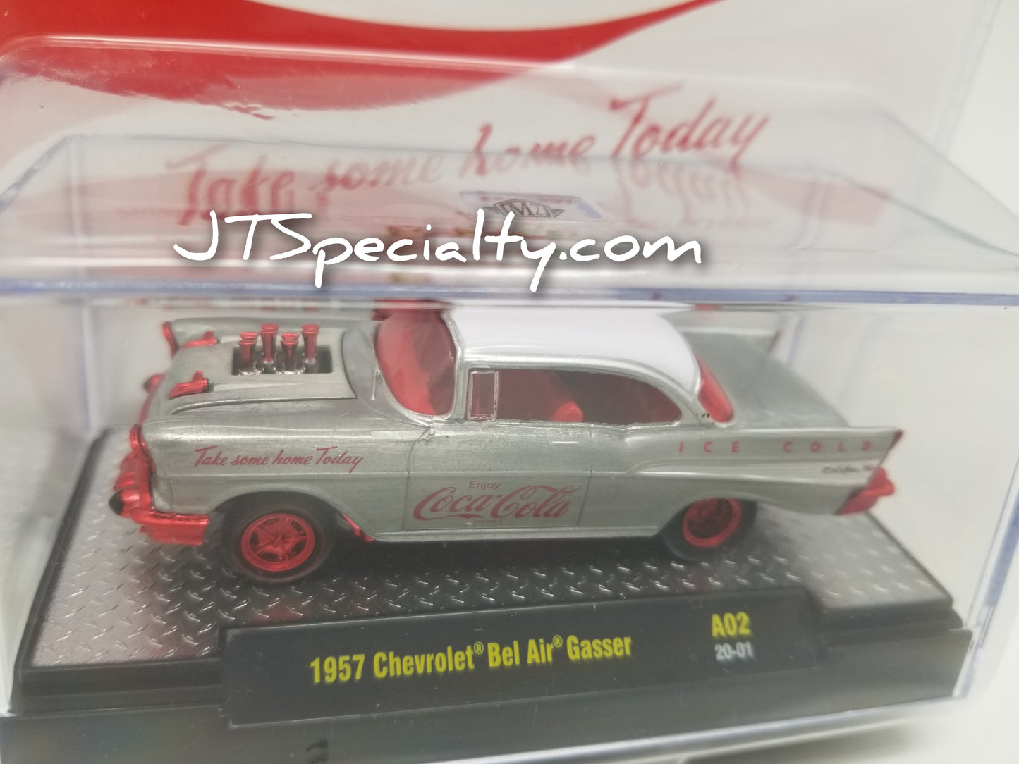 M2 SUPER CHASE 1957 Chevrolet Bel Air Gasser - Coca-Cola