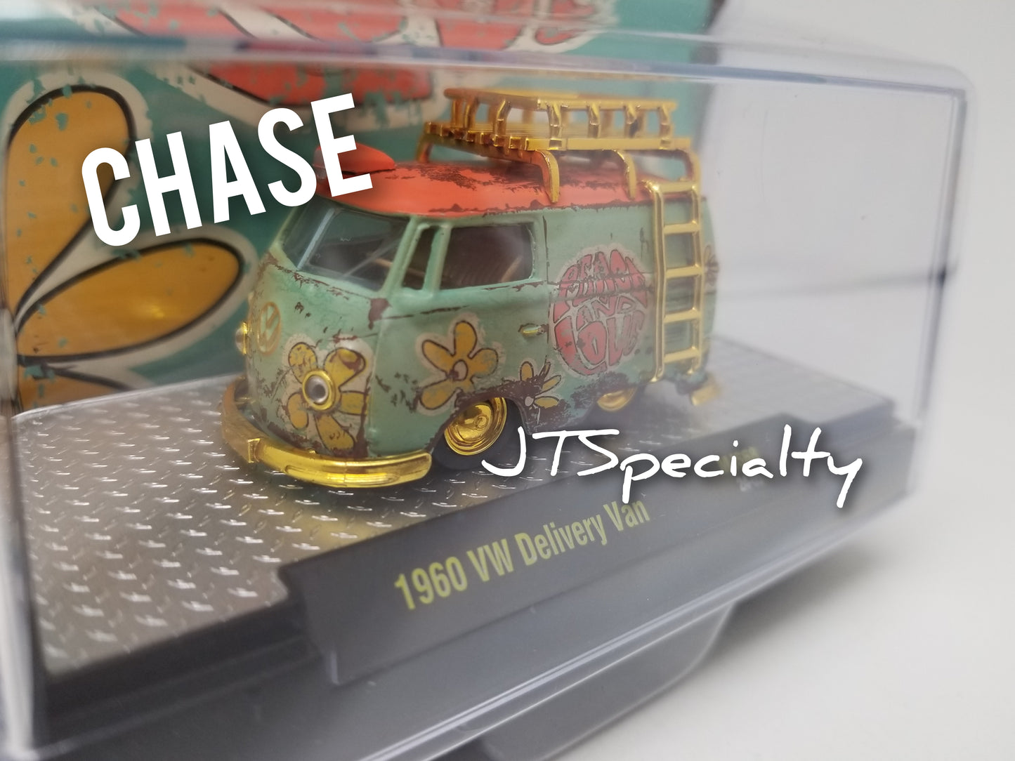 M2 CHASE 1960 VW Delivery Peace & Love - Weathered