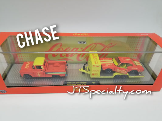 M2 CHASE 1958 Chevrolet Apache Cameo Truck & 1970 Chevelle SS 454 – Coca-Cola Auto Hauler