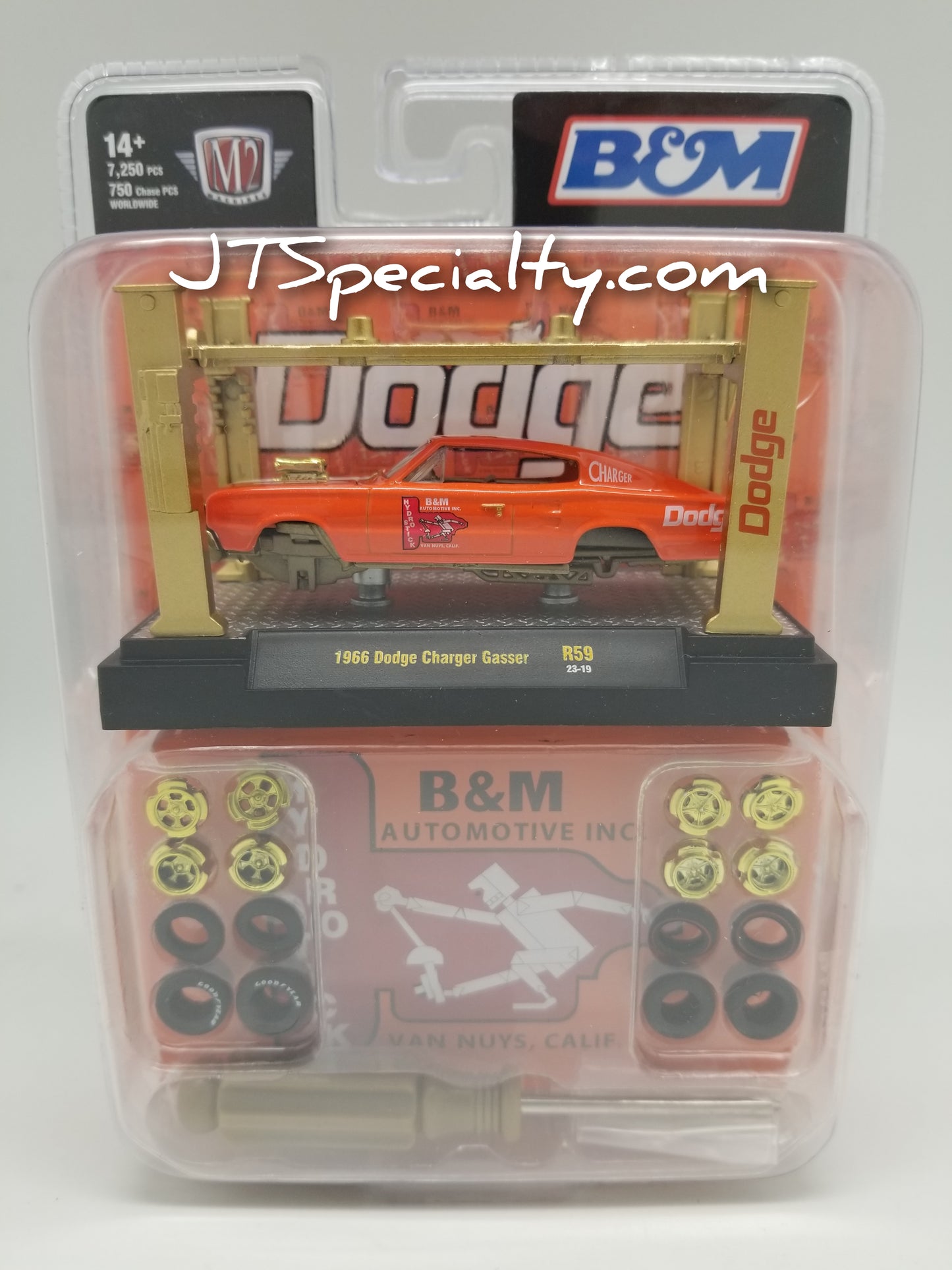 M2 CHASE 1966 Dodge Charger Gasser - B&M Model Kit