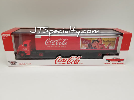 M2 1957 Dodge COE & 1957 Chrysler 300C Auto Hauler - Coca-Cola