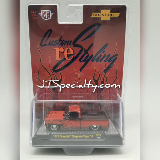 M2 1973 Chevrolet Cheyenne RED Custom reStyling - HOBBY SPECIAL
