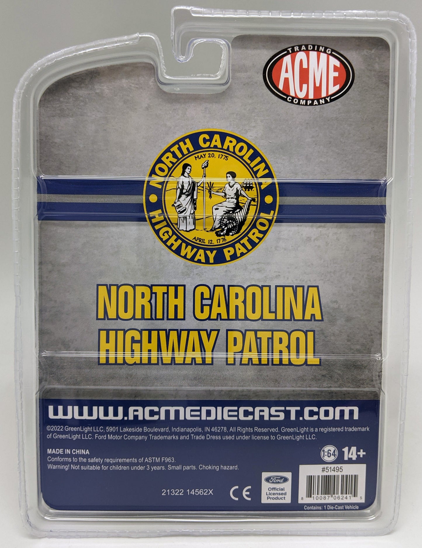 ACME - 1993 Ford Mustang SSP - North Carolina Highway Patrol