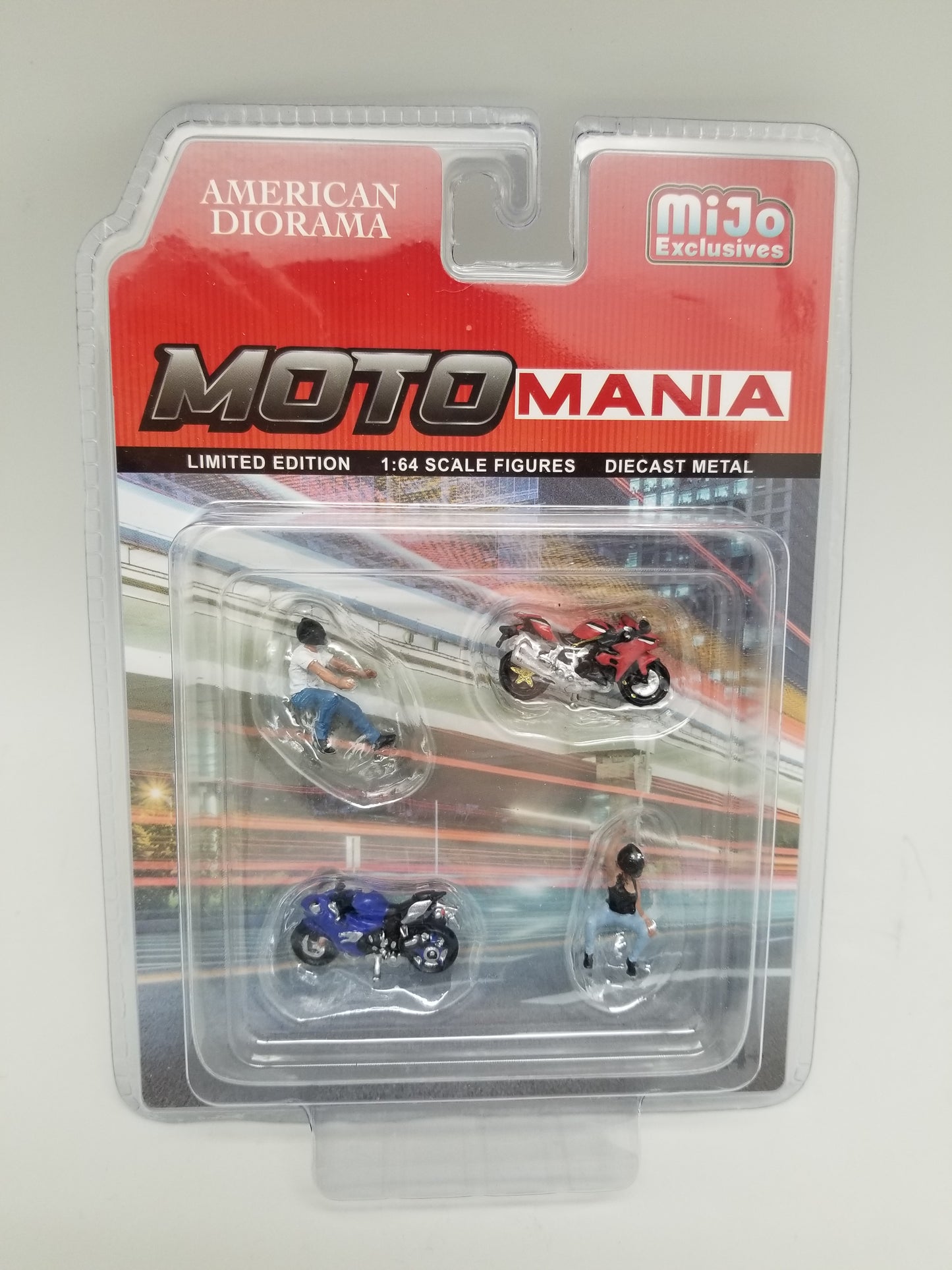 American Diorama MotoMania Motorcycles and Riders