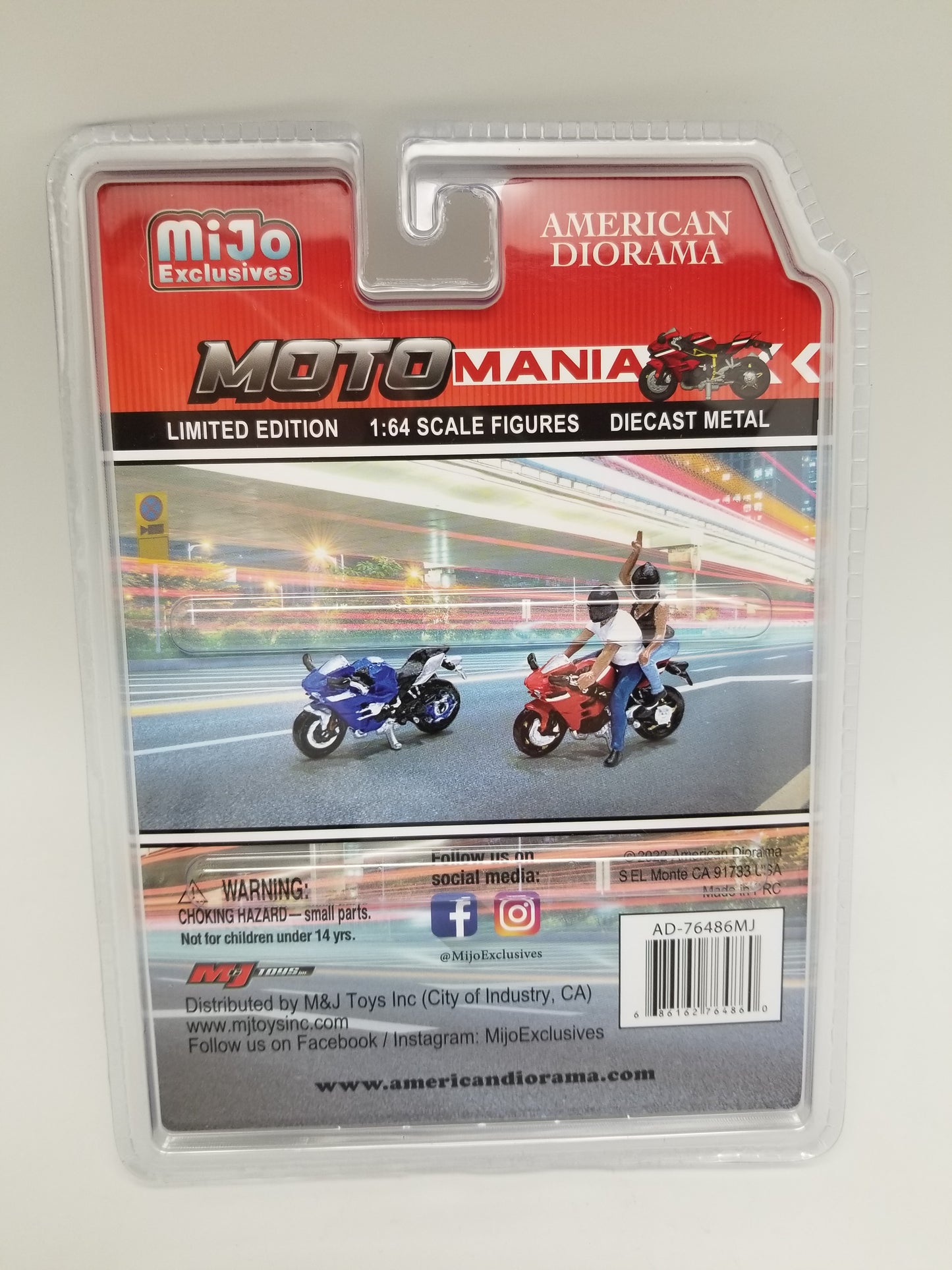 American Diorama MotoMania Motorcycles and Riders