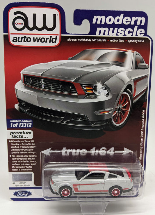 AW 2012 Ford Mustang Boss 302 Laguna Seca - Silver