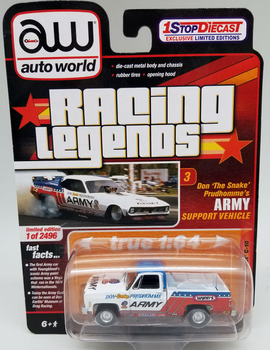 AW 1973 Chevy C10 - Don SNAKE Prudhomme's ARMY - Racing Legends