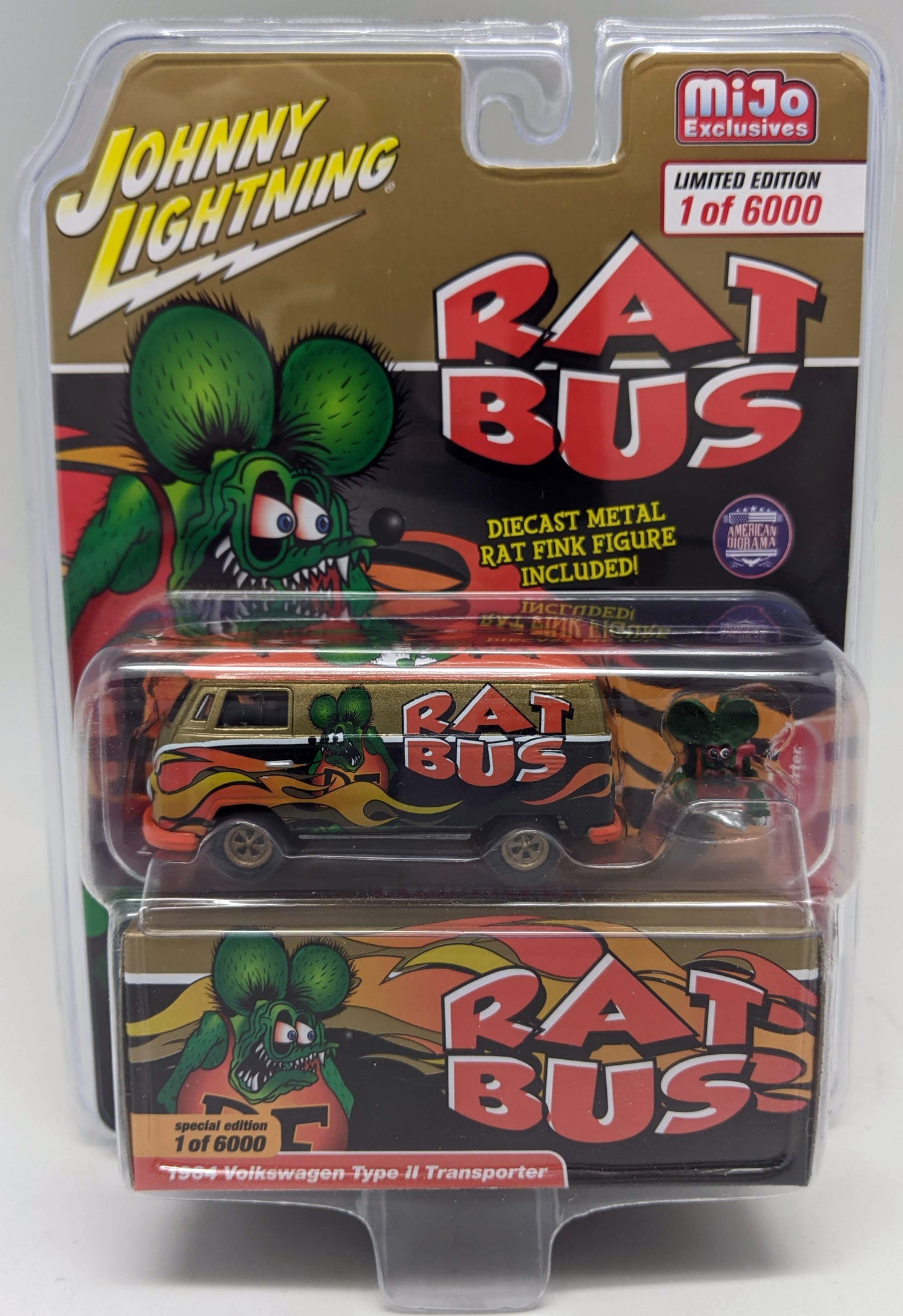 JL 1964 Volkswagen Type II Transporter - MiJo Exclusive Rat Bus