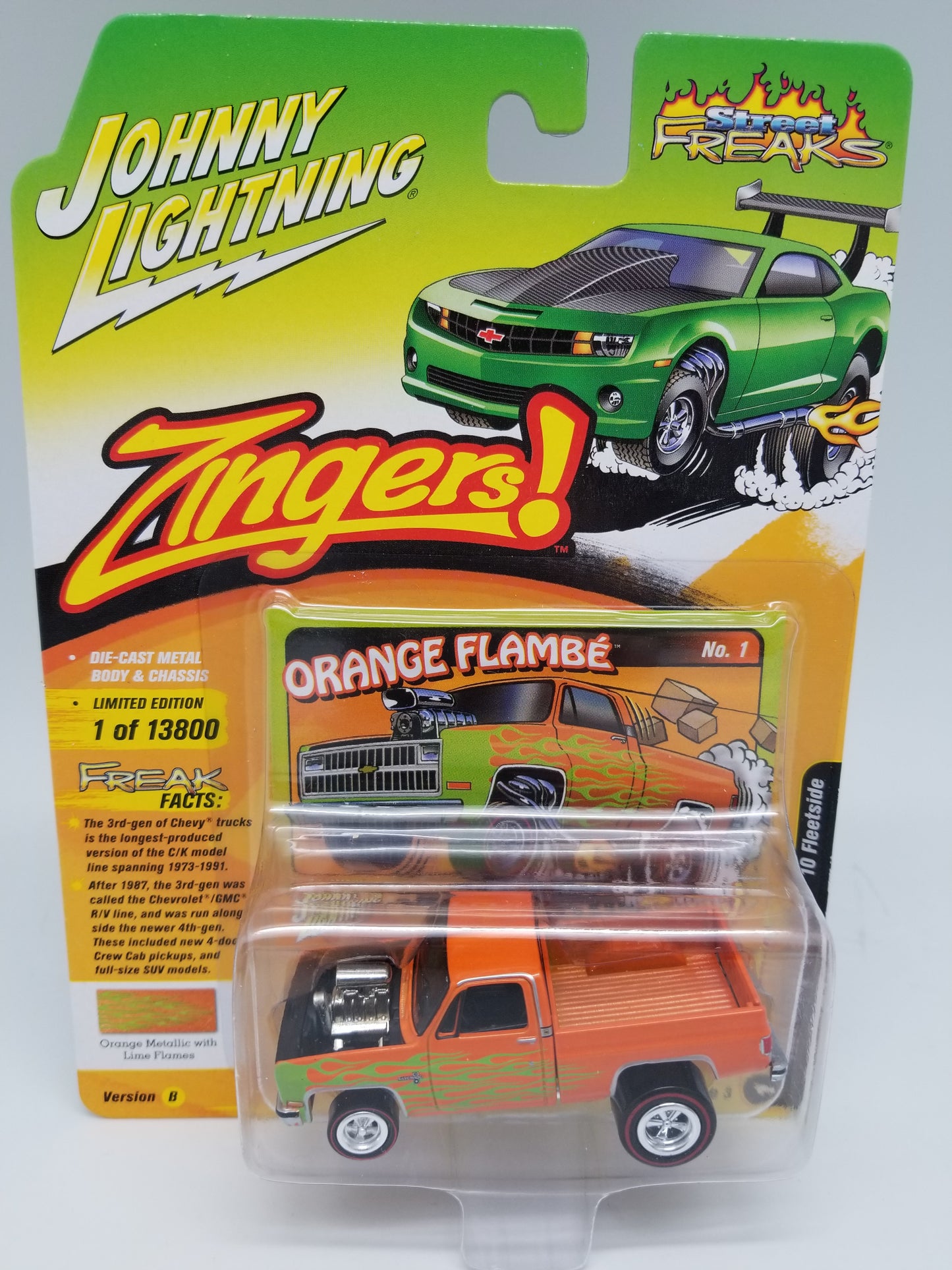 JL 1981 Chevy Silverado 10 Fleetside - Orange Flambe ZINGERS!