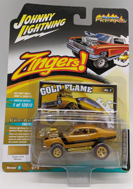 JL ZINGERS! 1972 Ford Maverick - Gold Flame